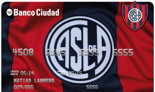 Tarjeta exclusiva para hinchas de San Lorenzo