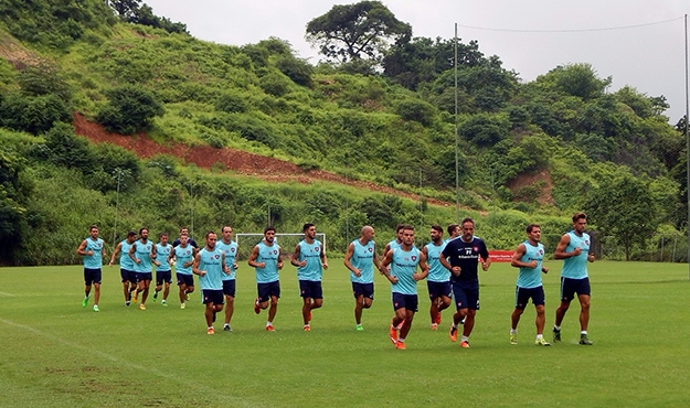 San Lorenzo entrenó en Guayaquil