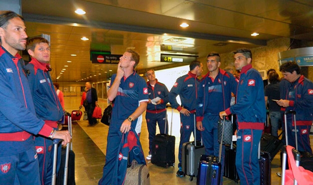 San Lorenzo pisó suelo italiano