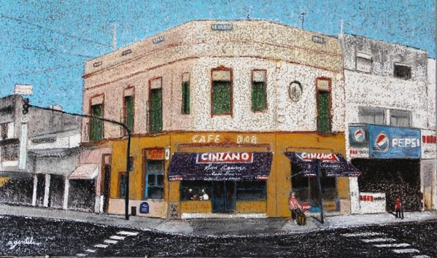 San Lorenzo presente en muestra plástica de AFA