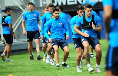 Práctica en el estadio