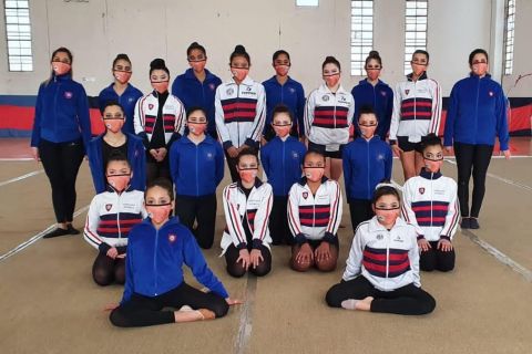 Nuestras gimnastas volvieron a las pistas