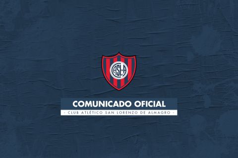 Comunicado a la Asociación de Clubes
