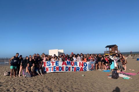Las chicas viajaron a Mar del Plata