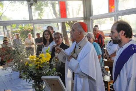 UNA MISA EN HOMENAJE A FRANCISCO