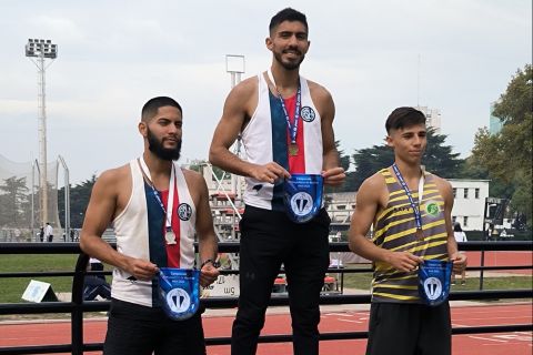 Gran cosecha de medallas en atletismo