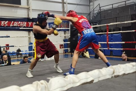 El boxeo pegó fuerte en Boedo