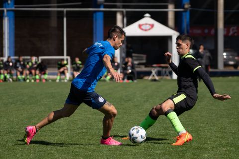Práctica de fútbol ante Barracas Central