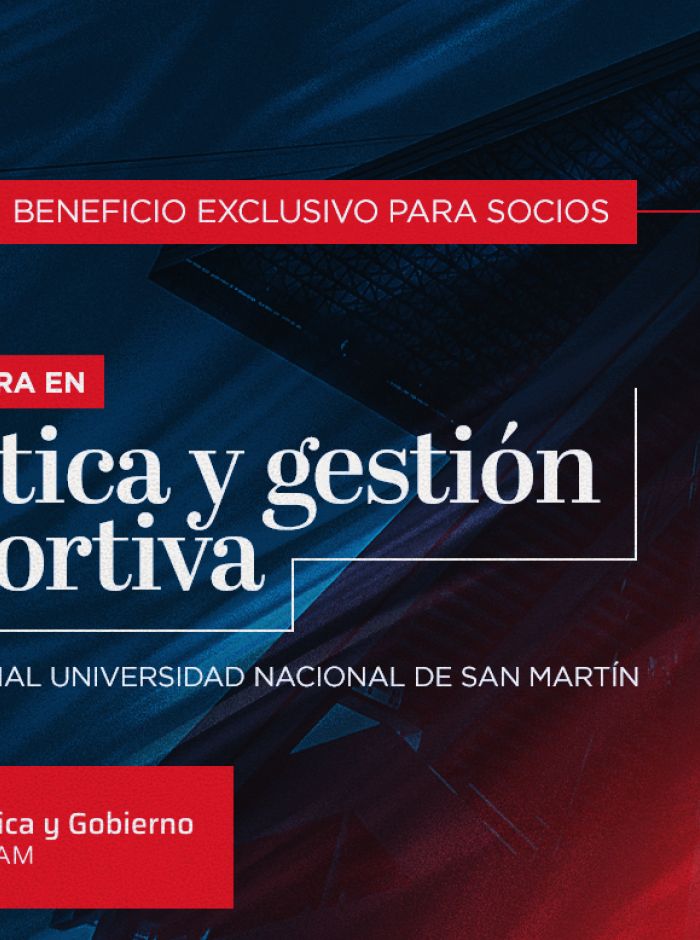¡Formate en gestión deportiva!