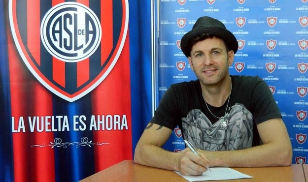 Axel sumó su aporte para la Vuelta a Boedo