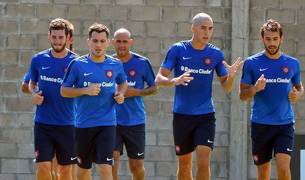 Blanco tuvo su primera práctica