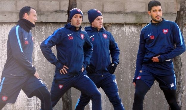 El plantel realizó trabajos físicos y tácticos