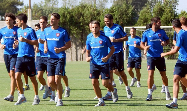 El plantel sin descanso y con la cabeza en la Copa