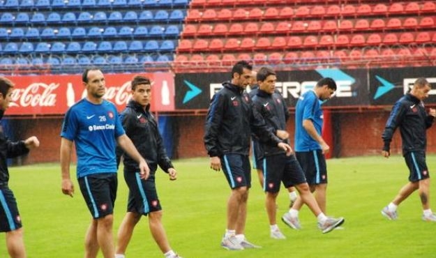 Entrenamiento en el Pedro Bidegain