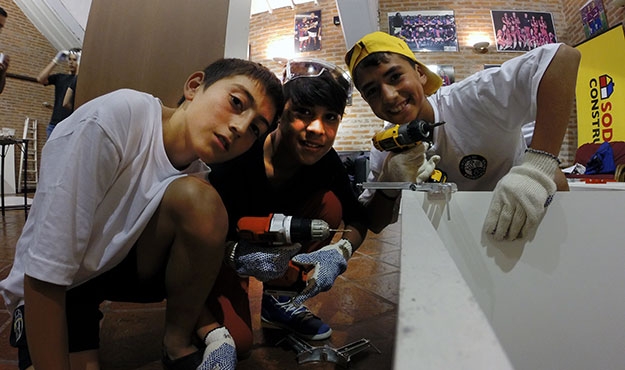 Importante actividad de SODIMAC y La Casona