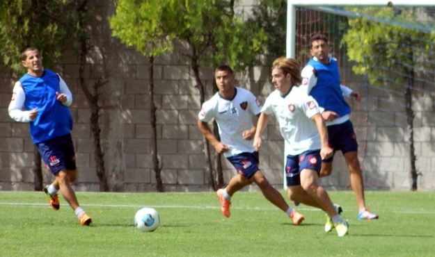 Intenso trabajo en el entrenamiento matutino