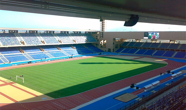 Los laterales del estadio serán azulgrana