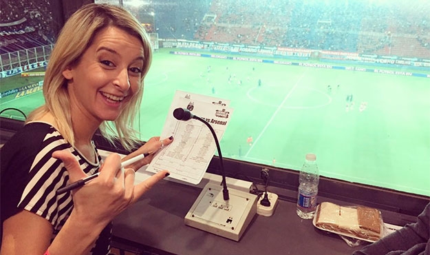 Maru Fernández fue la voz del Ciclón