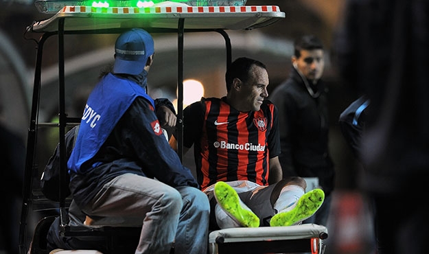 Matos sufrió un desgarro