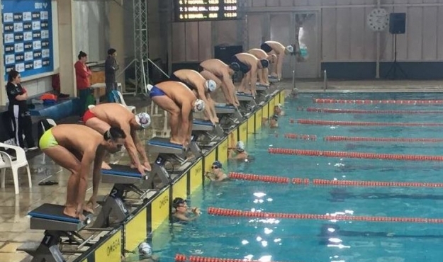 Podios para la natación