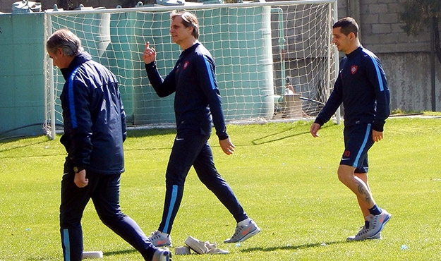 Romagnoli comenzó a trotar