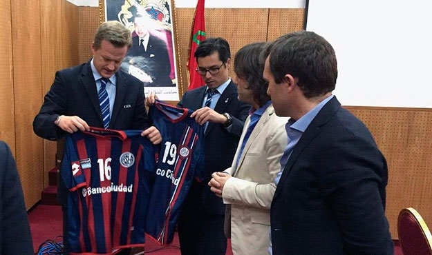 Romeo presentó la indumentaria ante la FIFA