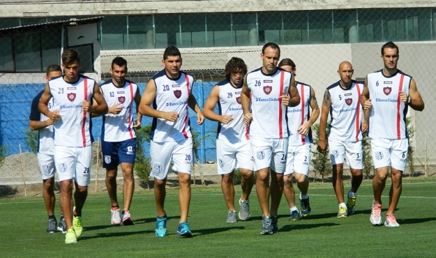 San Lorenzo se entrenó en Chile