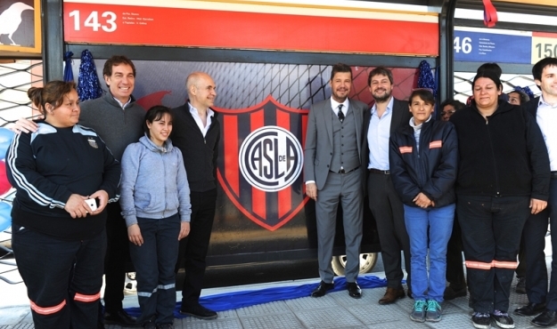 Se inauguró la estación San Lorenzo