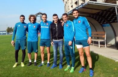 Entrenamiento con visita de lujo