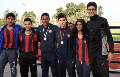 Dos podios en atletismo