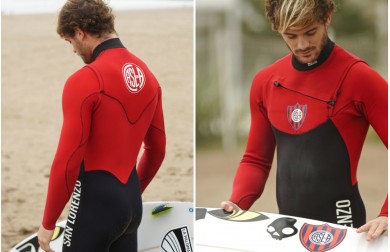 Al agua con el traje del Ciclón