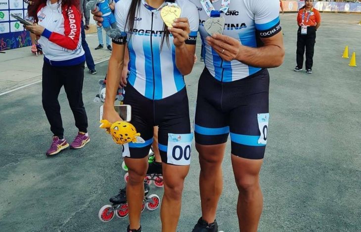 Vuelta olímpica en pareja