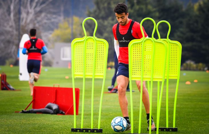 Otra jornada de entrenamiento en Ezeiza