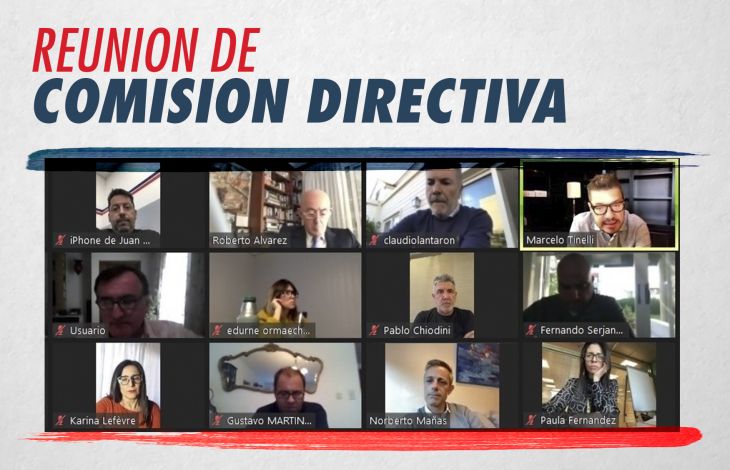 Nueva sesión de Comisión Directiva