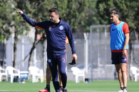 Trabajo táctico en Ciudad Deportiva