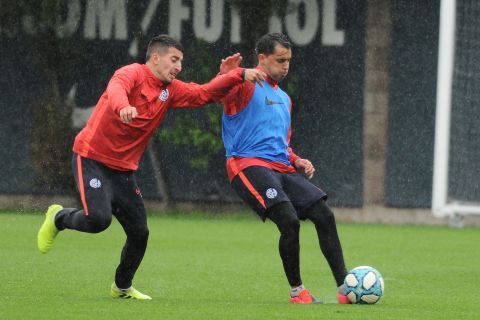 Práctica bajo la lluvia
