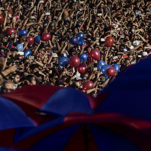 La que lleva en la sangre, la pasión azulgrana...