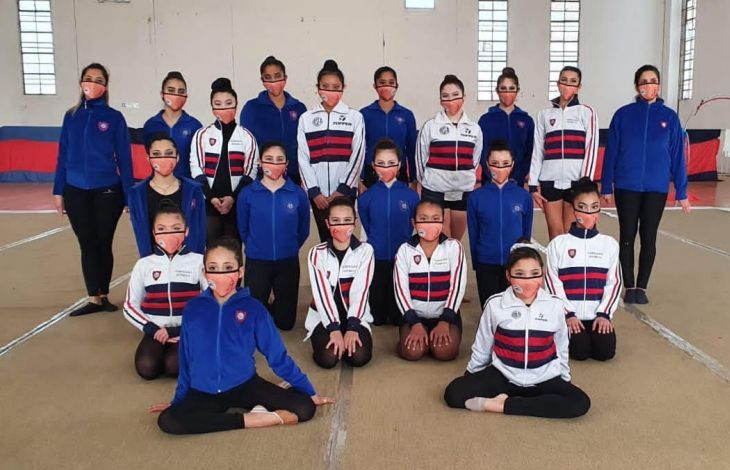 Nuestras gimnastas volvieron a las pistas