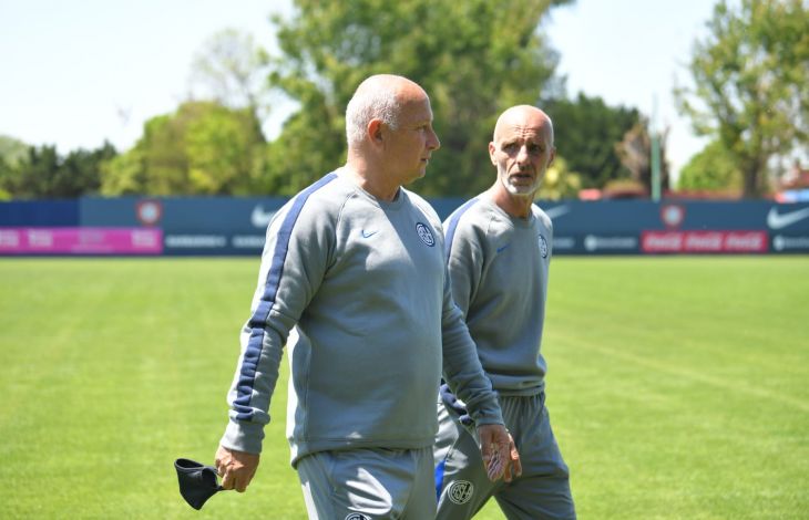 Entrenamiento en CIudad Deportiva