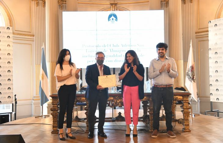 San Lorenzo, reconocido por la Legislatura Porteña