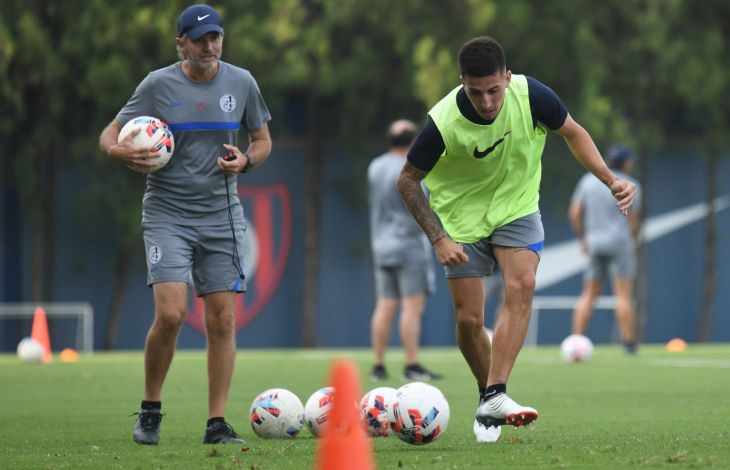 Volvió a entrenarse 