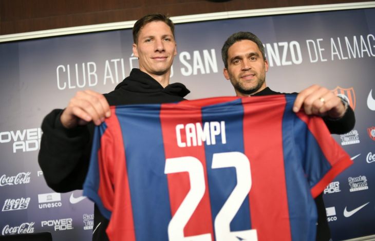 Campi se calzó la azulgrana