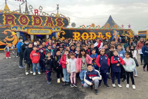 Los chicos se divierten