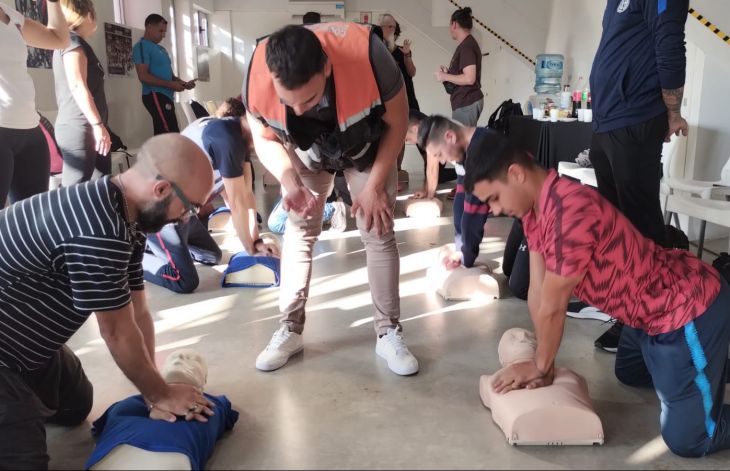 Taller de RCP en San Lorenzo