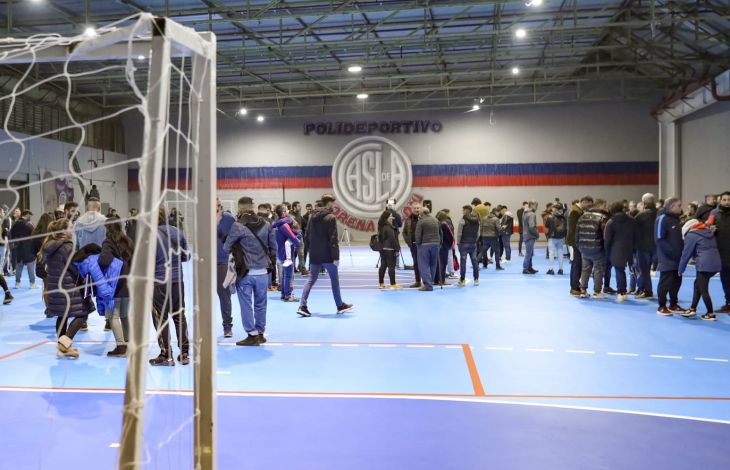 San Lorenzo inauguró un nuevo Polideportivo 