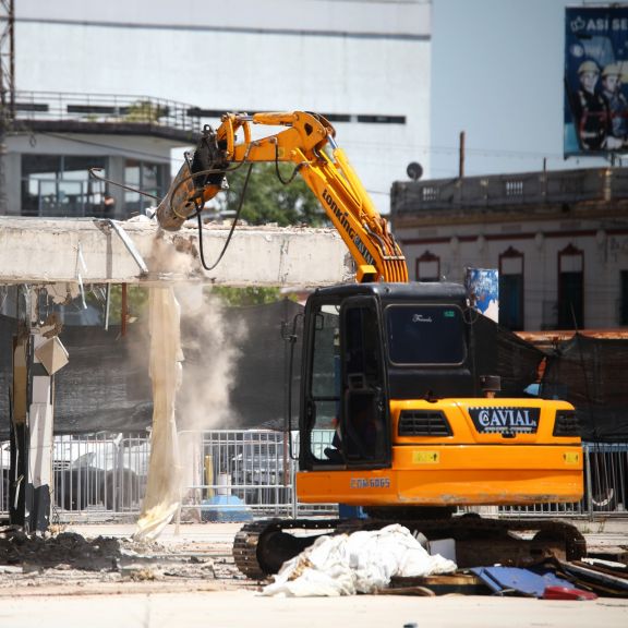 Demolición en marcha