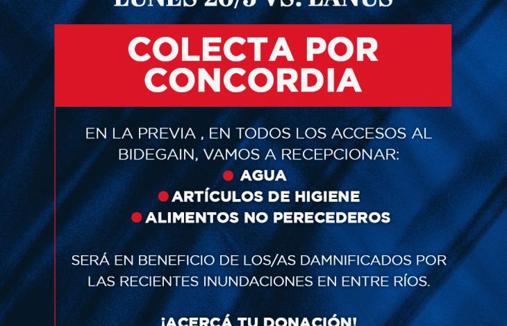Donaciones para inundados