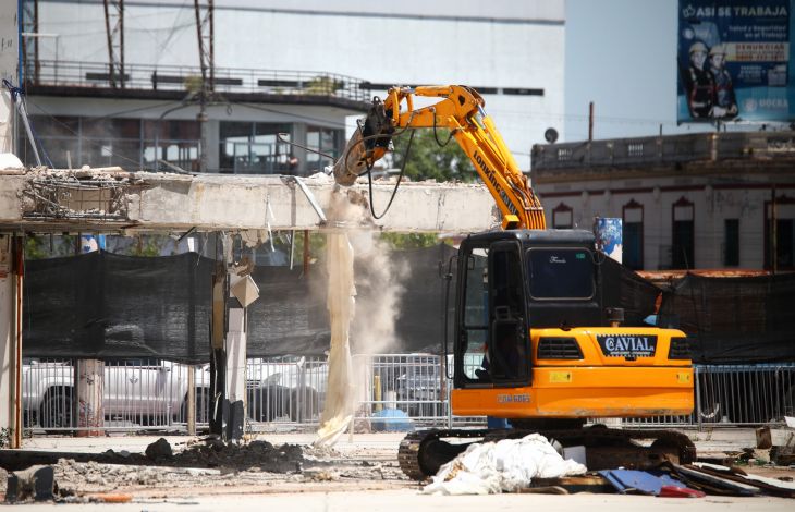 Demolición en marcha