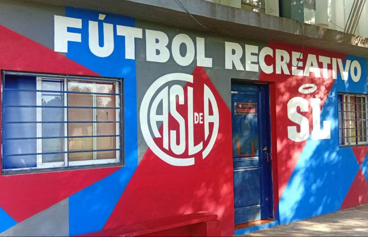 El fútbol recreativo tiene su mural