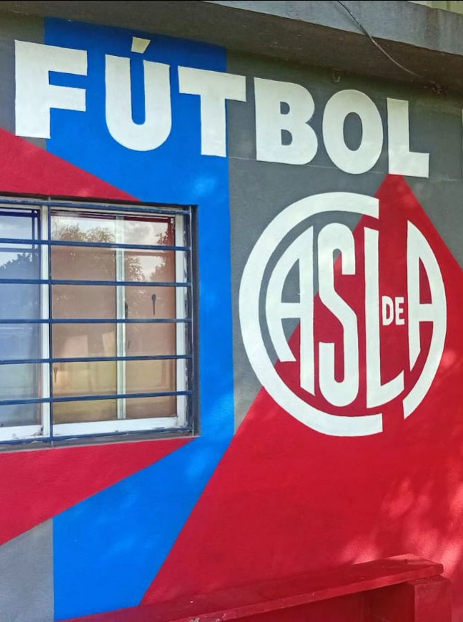 El fútbol recreativo tiene su mural